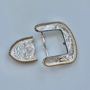 Western buckle & tip set